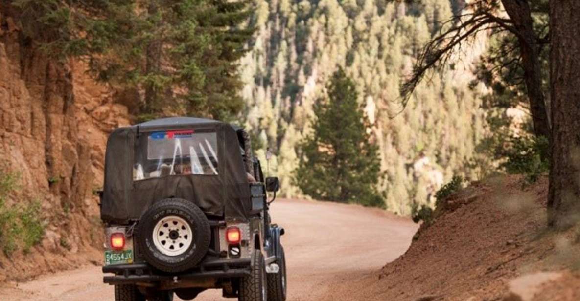 Colorado Springs: Garden of the Gods and Foothills Jeep Tour - Whats Included in the Tour