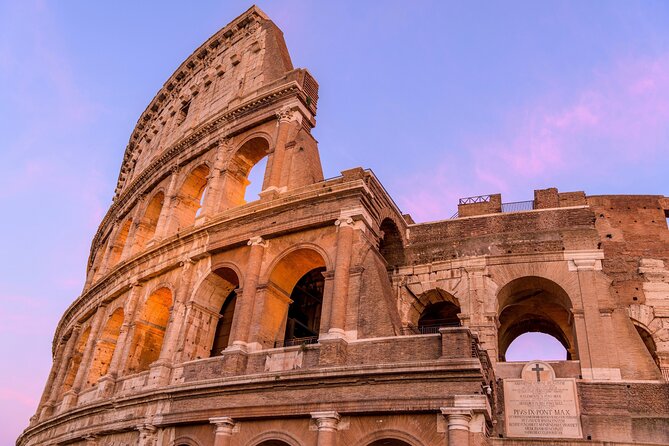 Colosseum by Evening Guided Tour With Arena Floor Access - Accessing the Colosseum at Night