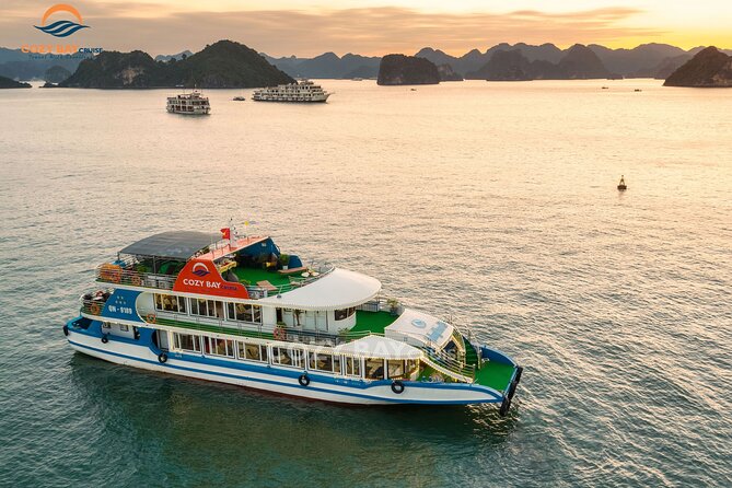 Cozy Bay Halong 5-Star Day Cruise, Buffet, Cave, Kayak, Swimming - Kayaking and Bamboo Boats