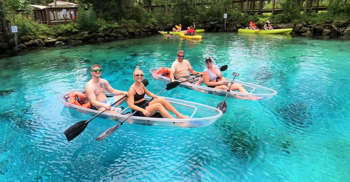 Crystal River: Springs and Manatees Clear Kayak Tour - Included in the Experience