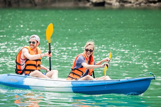 Deluxe Full Day Ha Long Bay With Kayaking - Kayaking and Sunbathing