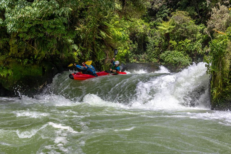 Epic Tandem Kayak Tour Down the Kaituna River Waterfalls - No Experience Required