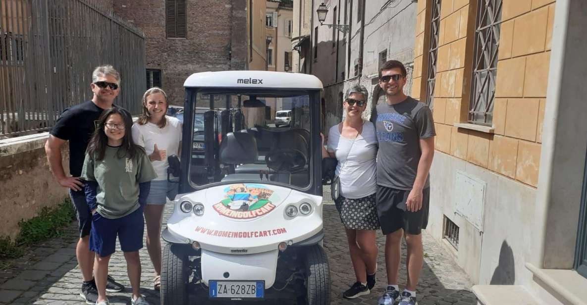 Exclusive Tour of Rome in Golf Cart for Cruisers - Booking Information and Inclusions