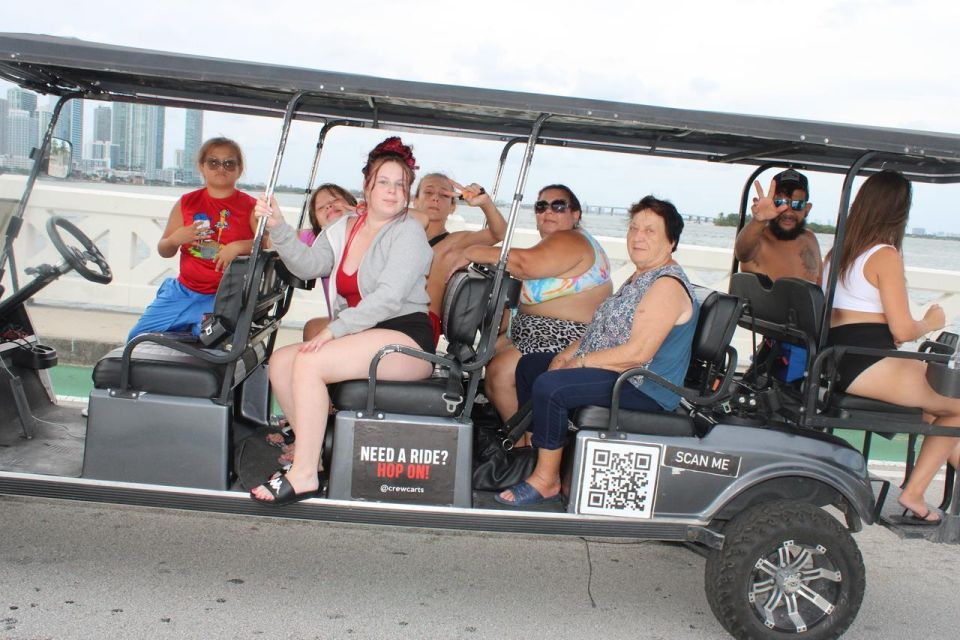 Explore South Beach, Miami : Ultimate Golf Cart Party Tour - Tour Experience