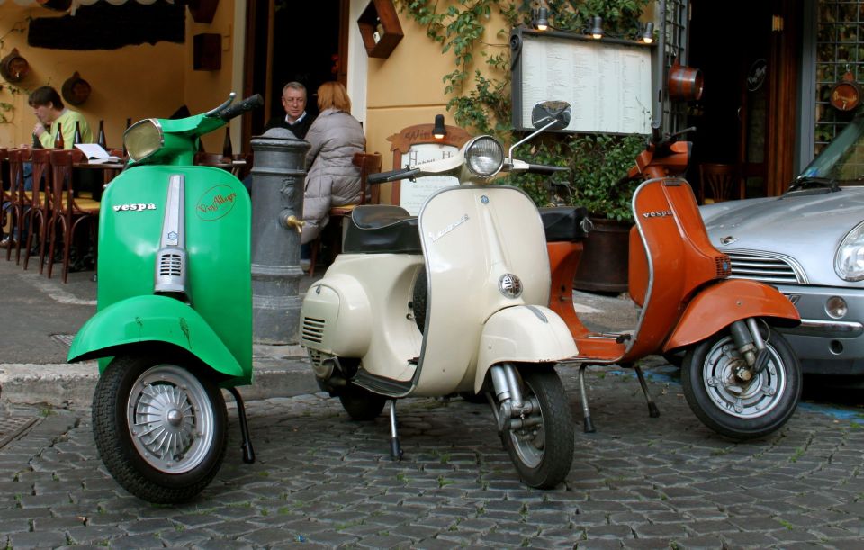 Fantastic Vespa Tour With Driver in Rome - Experienced Drivers