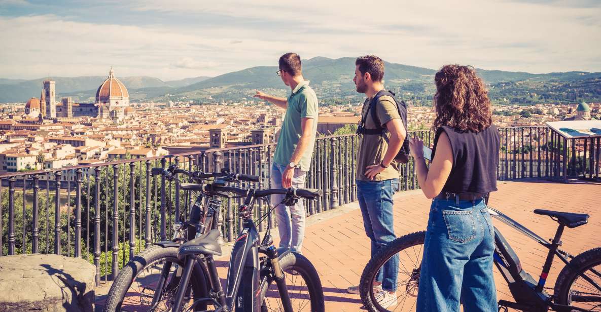 Florence: Guided Electric Bike Tour With Gelato - Duration and Group Size