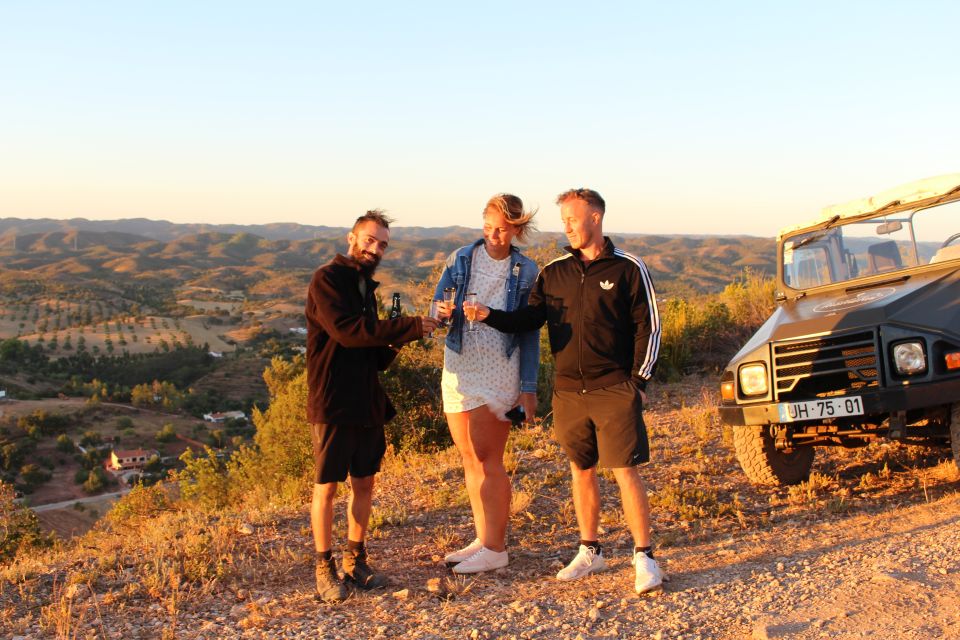 From Albufeira: Algarve Sunset Jeep Safari With Wine - Itinerary Breakdown