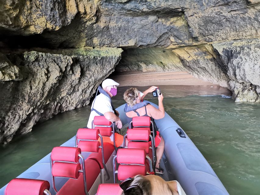 From Albufeira: Speedboat Day Trip With Benagil Caves Sunset - Languages and Highlights