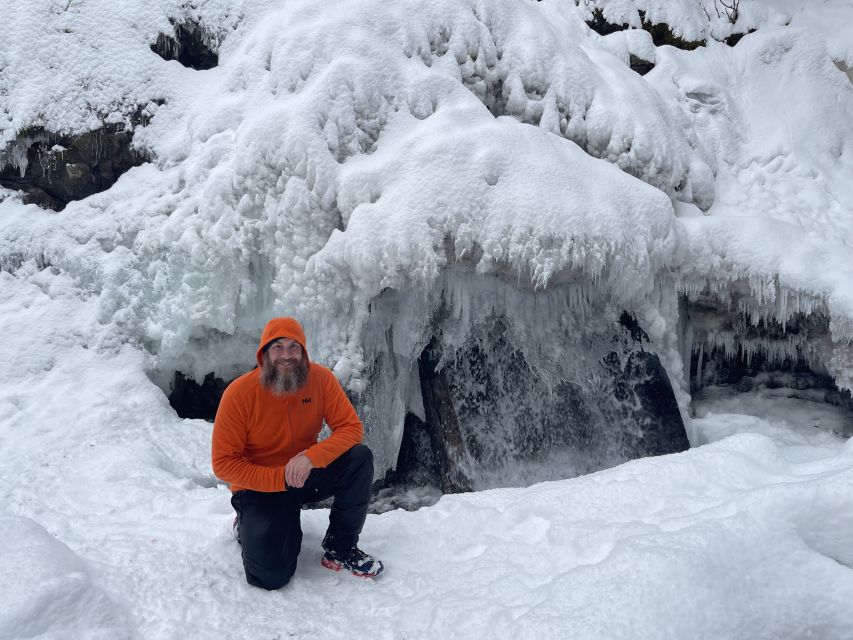 From Anchorage: Chugach State Park Winter Walking Tour - Chugach State Park Frozen Waterfall