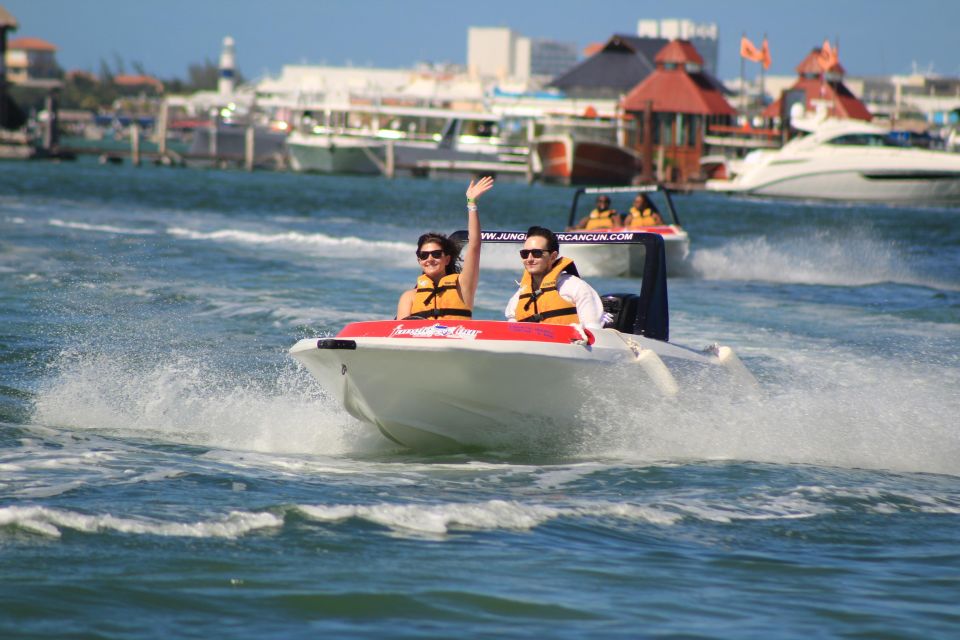 From Cancun: Punta Nizuc Speedboat Snorkeling Trip - Snorkeling Experience