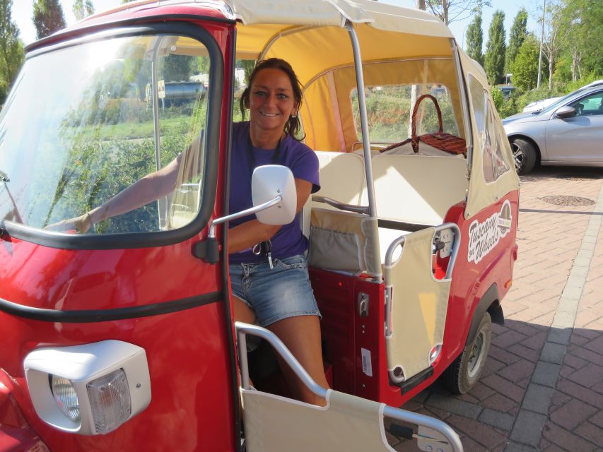 From Florence: Tour of Tuscany by Vintage Tuk Tuk - Winery Visit and Tasting