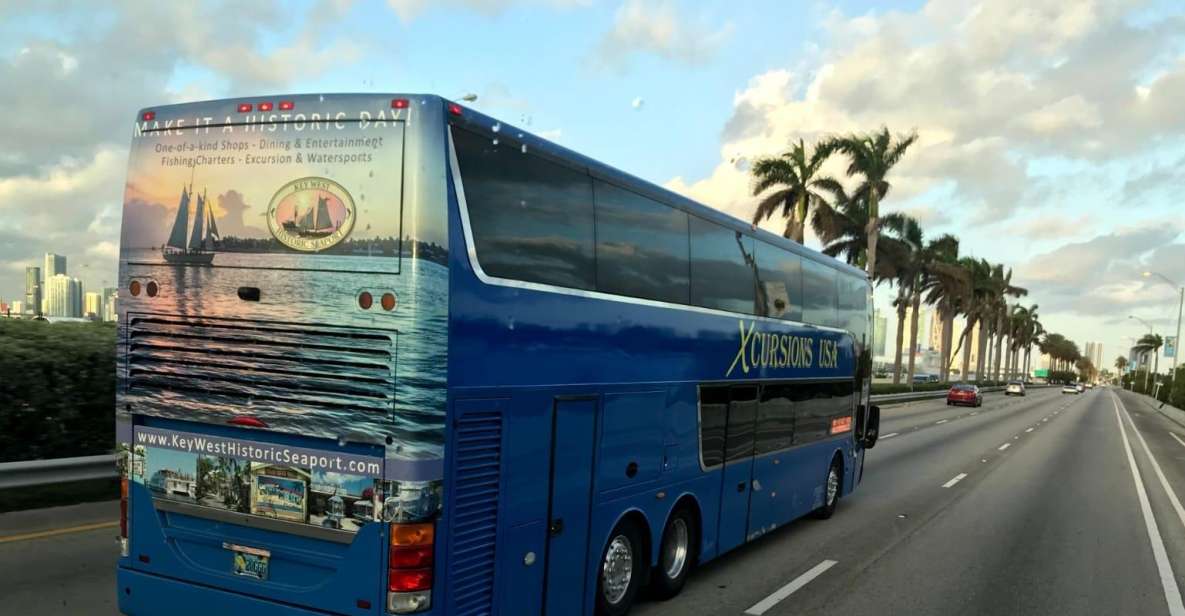 From Miami: Key West Bus Tour - Experiencing Caribbean Ambiance