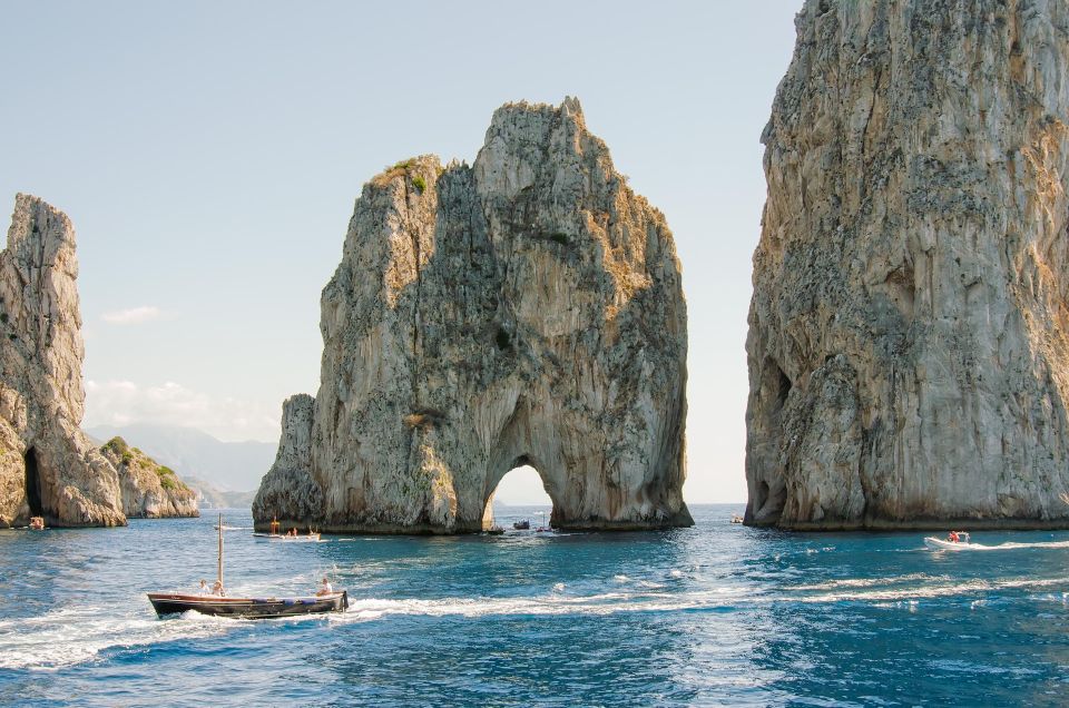 From Naples: Capri Small Group Day Tour and Grotto Boat Ride - Boat Ride Experience