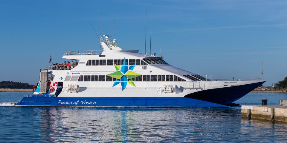 From Piran: Venice Catamaran Crossing One-Way or Round-Trip - Inclusions