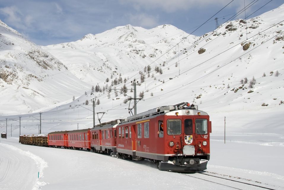 From Saint Moritz: Bernina Train Ticket With Winery Tasting - Roundtrip Train Ticket