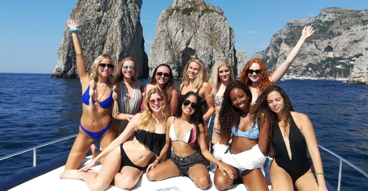 From Sorrento: Capri Boat Trip With City Visit & Swim Stops - Exploring the Green and White Grottos