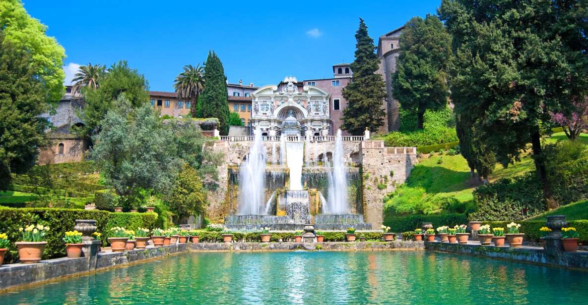 Half Day Tour of Tivoli Garden Villa DEste & Villa Adriana - Minivan With Driver