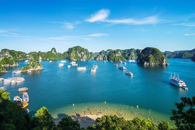 Halong Bay Full Day With Kayaking, Hiking Viewpoint, Cave - Deluxe to Luxury - Pickup and Drop-off