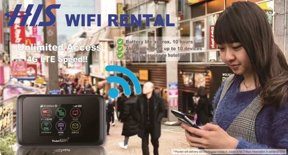 Harajuku Pickup: Unlimited WiFi Rental - Pickup and Return Process