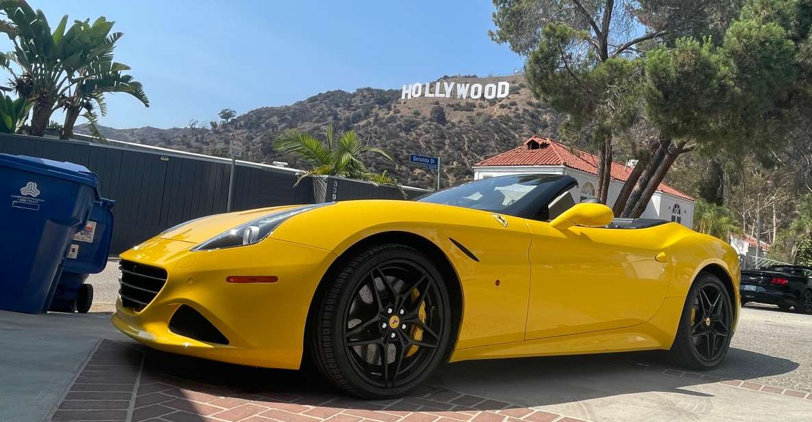 Hollywood Sign 50 Min Ferrari Driving Tour - Inclusions and Exclusions