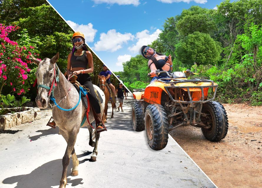 Horseback Riding & ATV Adventure With Ziplines & Cenote - Itinerary Breakdown