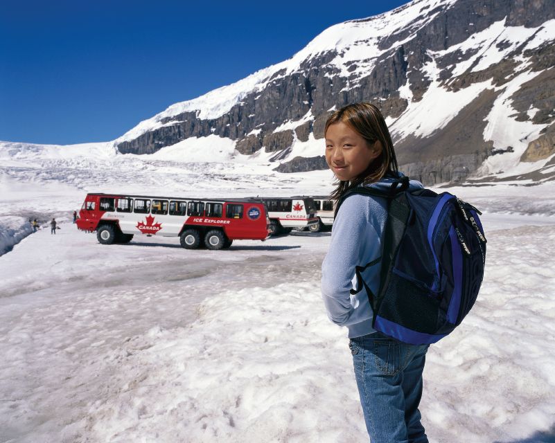 Jasper: Transfer to Banff/Lake Louise W/ Columbia Icefields - Tour Route