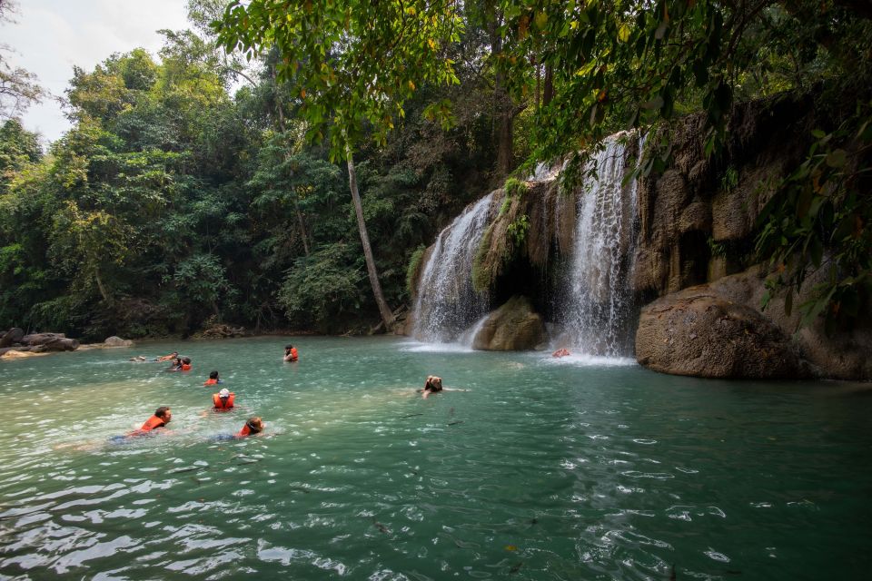 Kanchanaburi: Elephant Sanctuary & Erawan Waterfall Tour - Inclusions and Exclusions