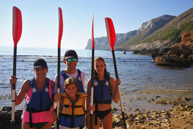 Kayak Denia Cova Tallada + Snorkeling + Speleology - Logistics