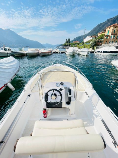 Lake Como: 5-Hour Private Boat Rental - Boat Operation