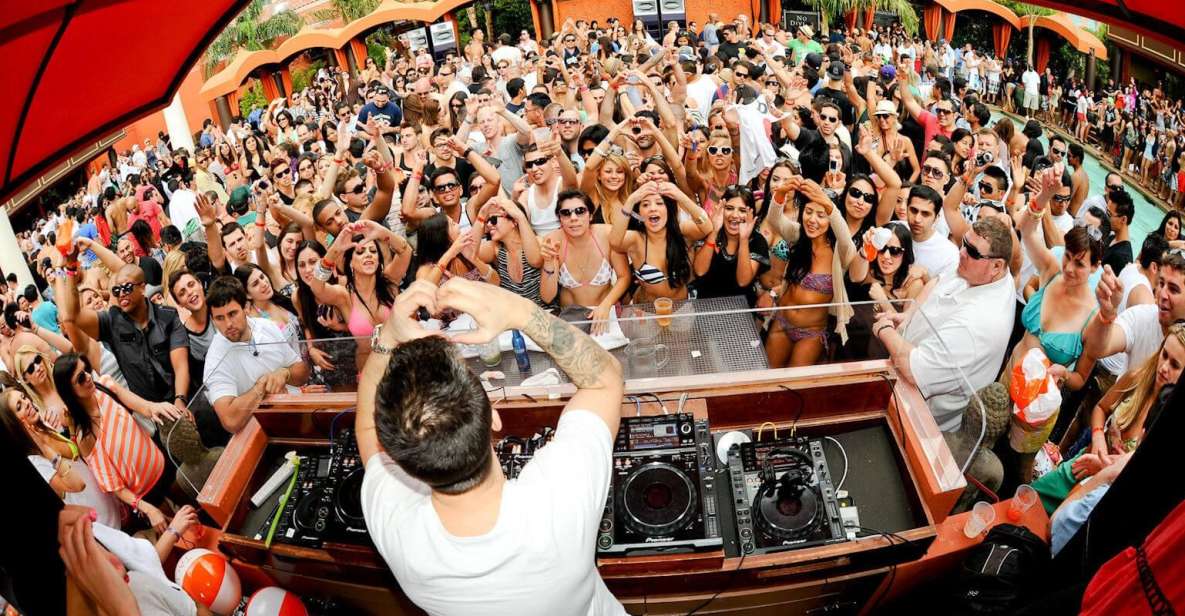 Las Vegas EDM Pool Crawl - Inclusions and Exclusions