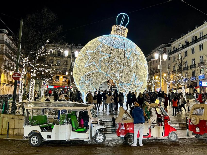 Lisbon: Christmas Lights Tour by Tuk Tuk - Tour Highlights