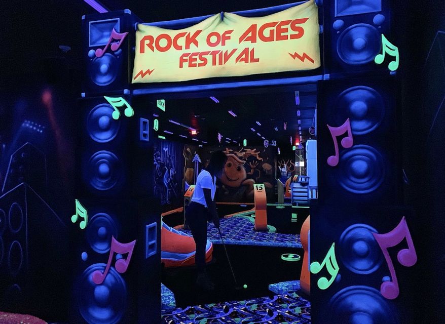 Mall of America: Rock of Ages Blacklight Mini Golf Ticket - Getting There