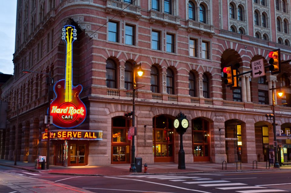 Meal at the Hard Rock Cafe Philadelphia - Beverage Selections