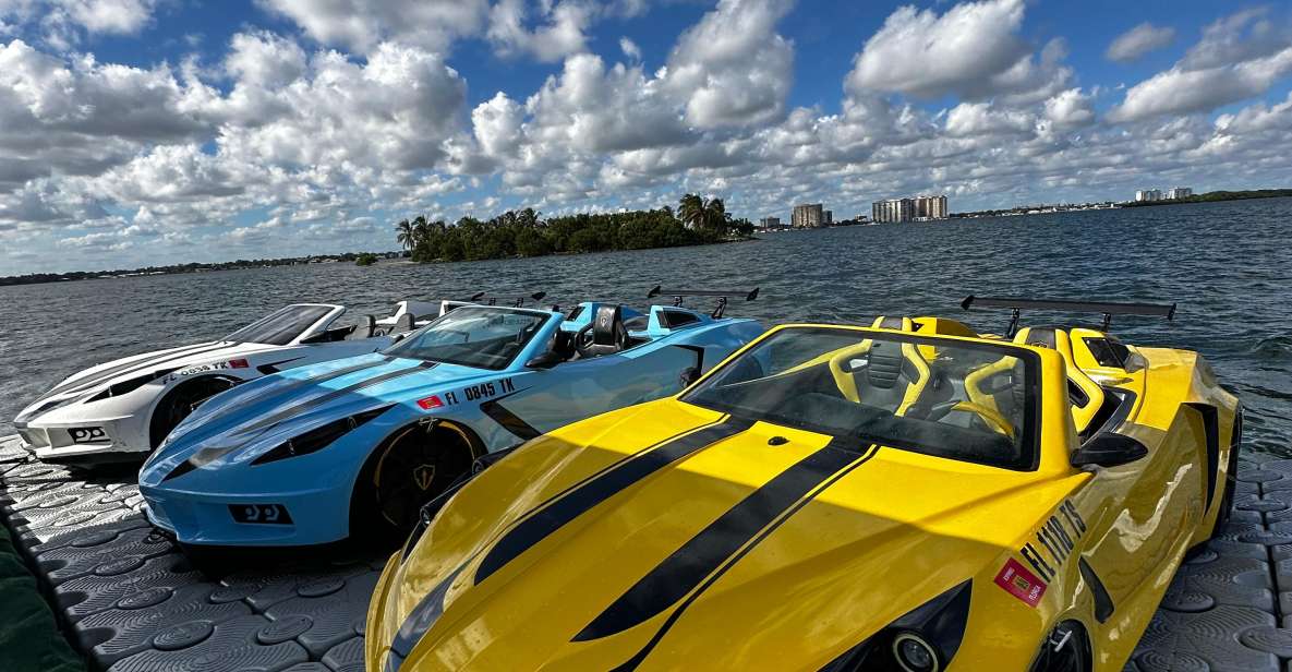 Miami Jetcar: 2person Jetcar Rental 30MIN 200$ Due@ Check-In - Rental Inclusions and Amenities