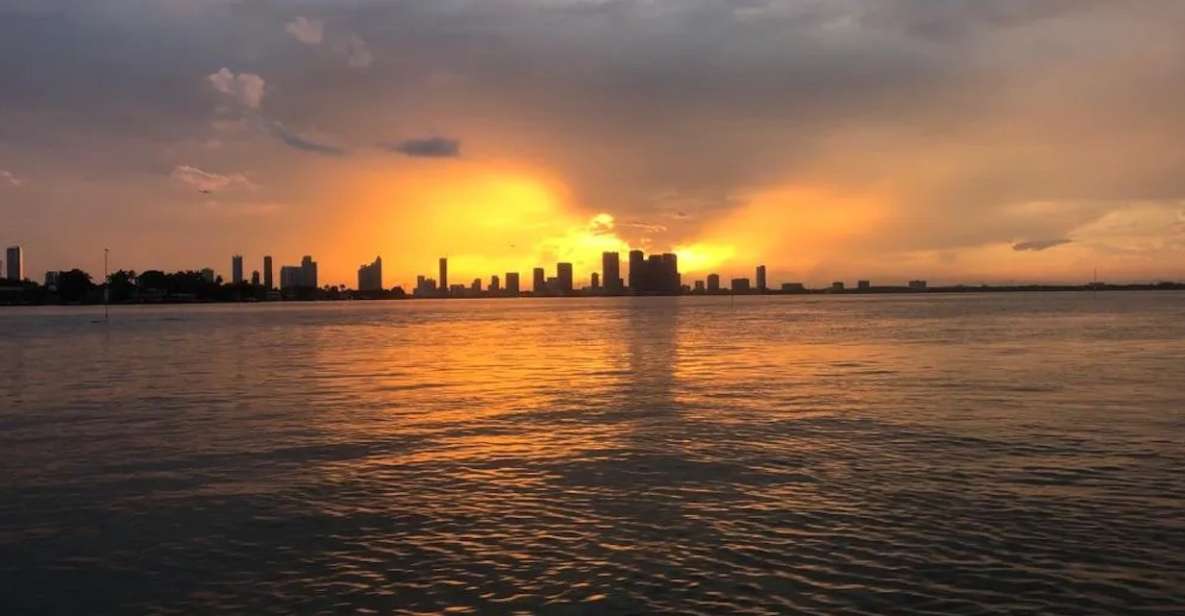 Miami: Private Sunset Boat Tour With Bottle of Champagne - Inclusions and Meeting Points