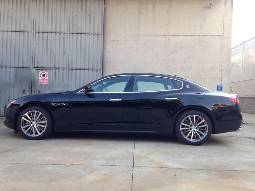 Milan LINATE Airport Transfer VIP Service MASERATI & S CLASS - Professional Driver and Meet & Greet