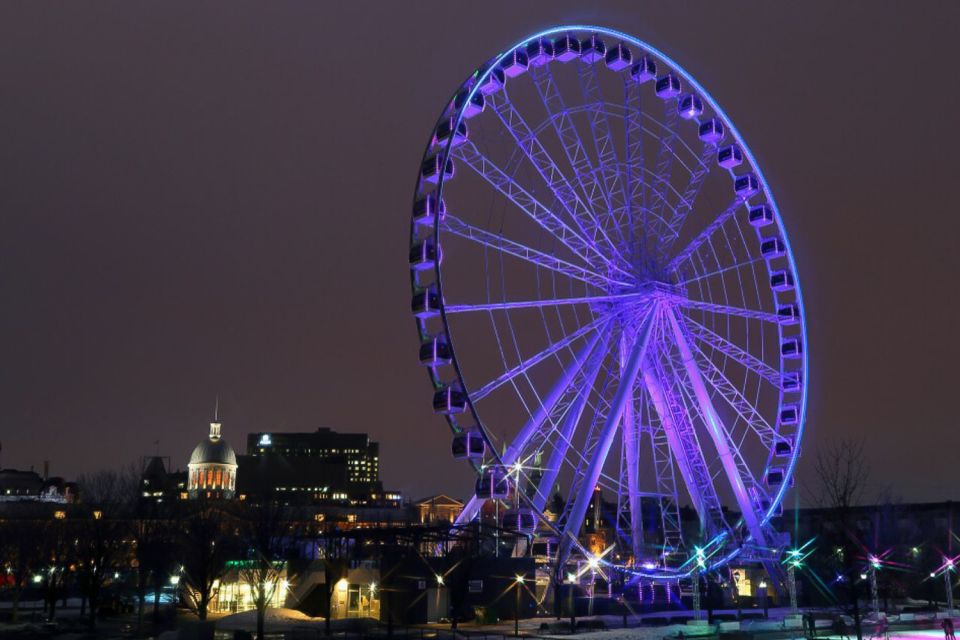 Montreal: Small Group Night Tour With La Grande Roue Entry - Montreal Observation Wheel