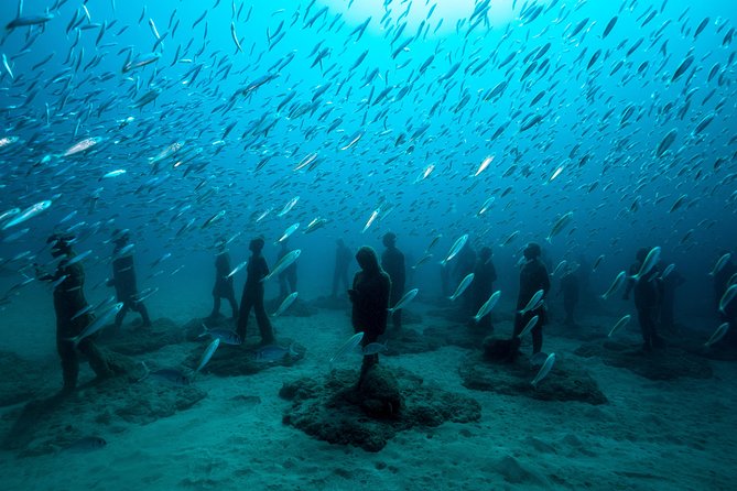 Museo Atlantico for Certified Divers - Sculptures Depicting Lanzarote Culture
