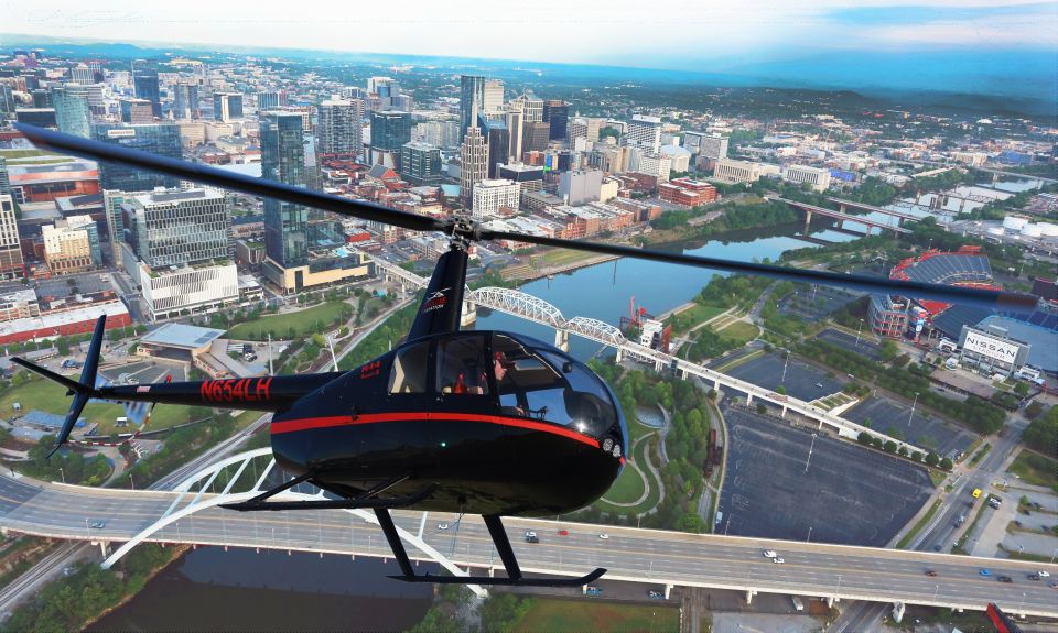 Nashville: Downtown Helicopter Experience - Tour Departure and Inclusions