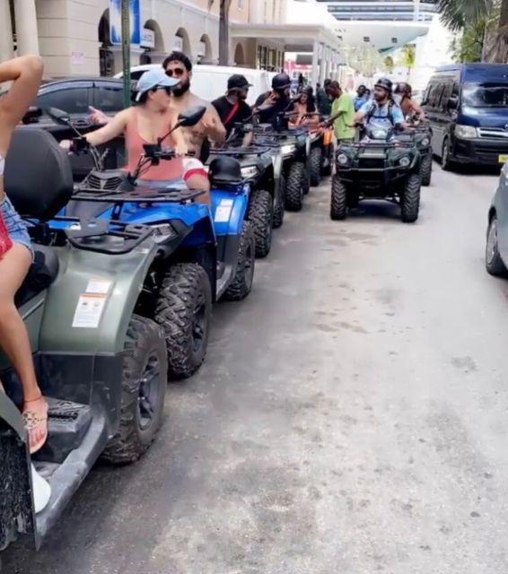 Nassau: Guided ATV City and Beach Tour With Lunch - Safety Considerations