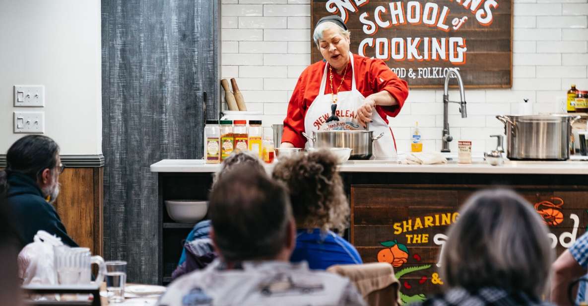 New Orleans: Cajun and Creole Cooking Class With Meal - Class Duration and Structure