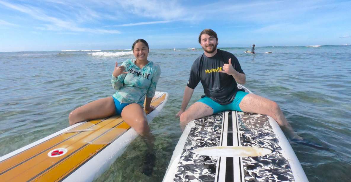 Oahu: Surfing Lessons for 2 People - Included Equipment