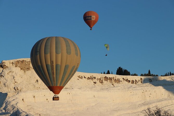 Pamukkale Hot Air Balloon W/Flight Certificates,Champagne Toast & Hotel Transfer - Champagne Toast on Landing