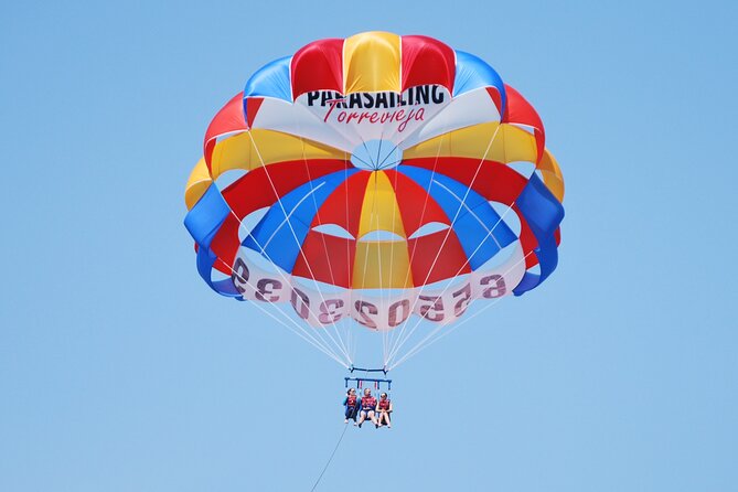 Parasailing in Torrevieja - Confirmation and Accessibility