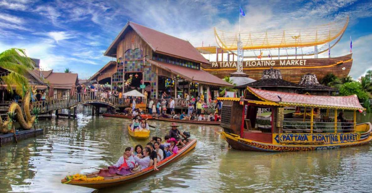 Pattaya: Floating Market Entry Ticket - Authentic Thai Riverside Community