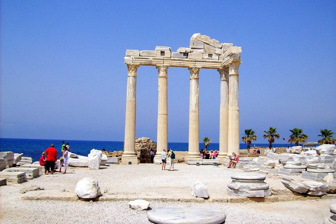 Perge, Aspendos, Side & Waterfalls Tour - Side Temple of Apollo