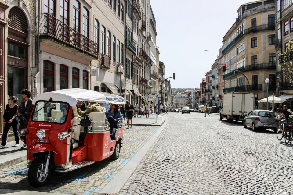 Porto: Guided City Tour by Tuk-Tuk and Douro River Cruise - Inclusions