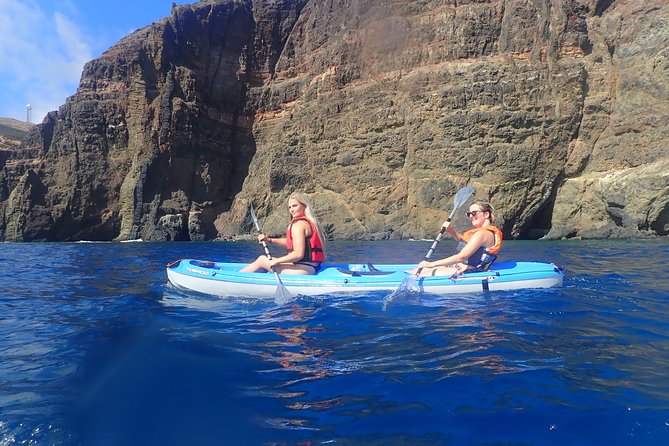 Porto Santo Kayak Tours - Paddling to Zimbralinho Beach