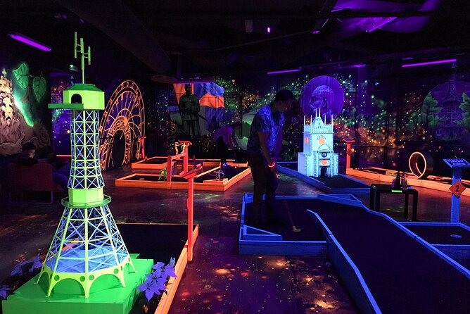 Prague Black Light Mini Golf Admission Ticket - Venue Hours and Location