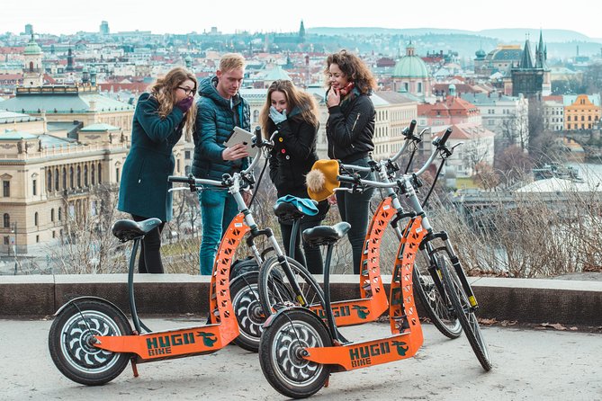 Prague E-scooter Sightseeing Small Group or Private Tour & Free Taxi Pick Up - Included in the Tour